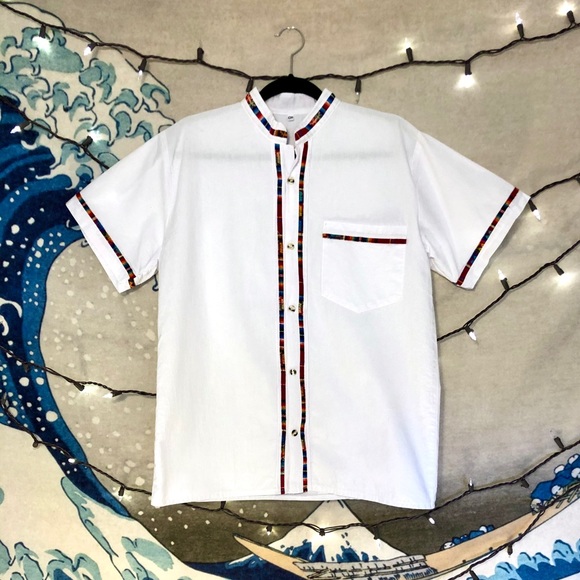Other - Men’s Spanish Casual Button Down Dress Shirt Sz M
